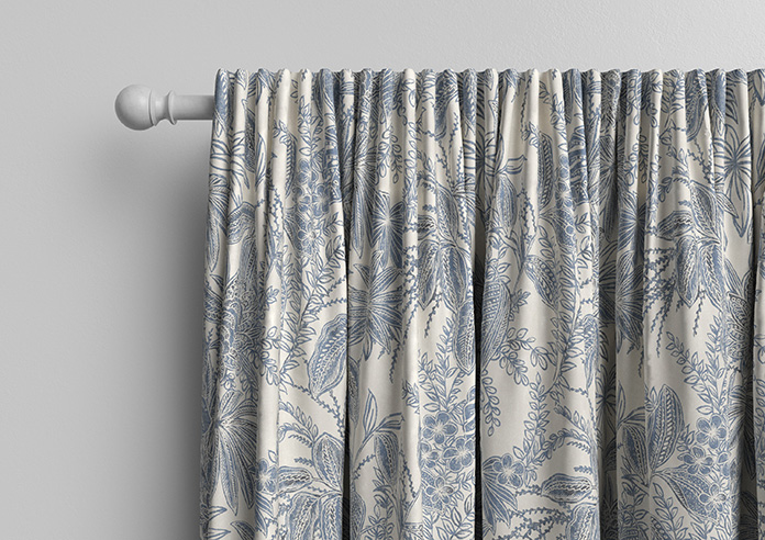 Maui, Indigo - Made to Measure Curtains - Image 10